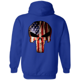 Badass Skull | Jeep Pullover Hoodie 8 oz | Various Colors | Front