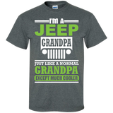 Best Gift For Grandpa - Grandpa Much Cooler Jeep T-Shirt [Front]