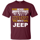 Best Gift For Grandpa - Never Underestimate The Power Of A Grandpa With A Jeep [Front]