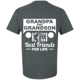 Best Gift For Grandpa and Grandson - Best Friends For Life Jeep T-Shirt [Back] - Special