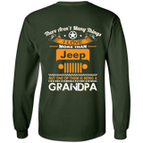 BEST GIFT FOR GRANDPA - BEING A JEEP GRANDPA LS T-SHIRT [BACK] | VARIOUS COLORS