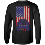 IG Jeep Under U.S Flag LS T-Shirt For Men - Special Collecion | On sales | Various Colors [Back]