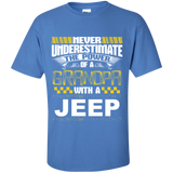 Best Gift For Grandpa - Never Underestimate The Power Of A Grandpa With A Jeep [Front]