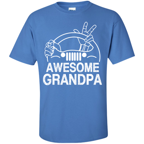 Best Gift For Grandpa - Awesome Grandpa Jeep T-Shirt [Front]