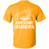 Best Gift For Grandpa - Awesome Grandpa Jeep T-Shirt [Back]