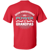 Best Gift For Grandpa - Never Underestimate The Power Of Grandpas - Special [Back]