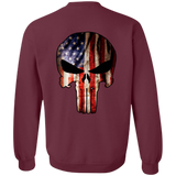 Badass Skull | Jeep Sweatshirt 8 oz | Various Colors | Back