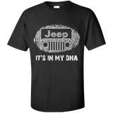 It's In My DNA | Jeep T-Shirts For Men [Front]