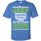 Best Gift For Grandpa - Grandpa Much Cooler Jeep T-Shirt [Front]