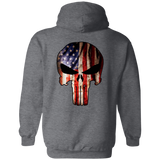 Badass Skull | Jeep Pullover Hoodie 8 oz | Various Colors | Front