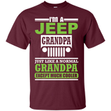 Best Gift For Grandpa - Grandpa Much Cooler Jeep T-Shirt [Front]