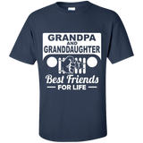 Best Gift For Grandpa And Granddaughter - Best Friends For Life Jeep T-Shirt [Front]