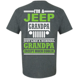 Best Gift For Grandpa - Grandpa Much Cooler Jeep T-Shirt [Back]