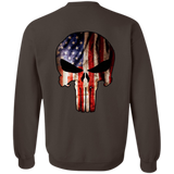 Badass Skull | Jeep Sweatshirt 8 oz | Various Colors | Back