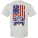 IG B/ Jeep Under U.S Flag T-Shirt For Men - Special Collecion | On sales | Various Colors [Back]