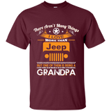 A/ Best Gift For Grandpa - Being A Jeep Grandpa T-Shirt [Front] | Various Colors