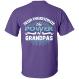 Best Gift For Grandpa - Never Underestimate The Power Of Grandpas - Special [Back]