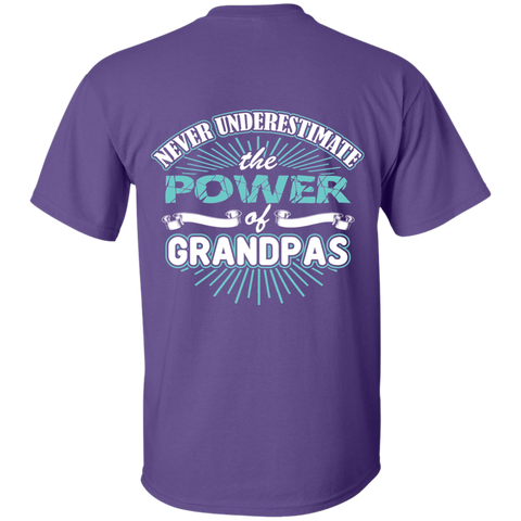 Best Gift For Grandpa - Never Underestimate The Power Of Grandpas - Special [Back]