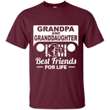 Best Gift For Grandpa And Granddaughter - Best Friends For Life Jeep T-Shirt [Front]