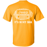 It's In My DNA | Jeep T-Shirts For Men [Back]