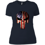 Badass Skull | Jeep T-Shirt For Women | Various Colors | Front