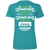 Best Gift For Grandma -  Jeep T-Shirt For Women [Back]