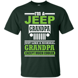 Best Gift For Grandpa - Grandpa Much Cooler Jeep T-Shirt [Front]