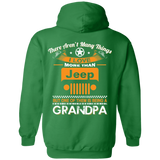 Best Gift For Grandpa - Being A Jeep Grandpa Hoodie [Back] | Various Colors