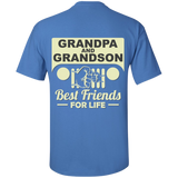 Best Gift For Grandpa and Grandson - Best Friends For Life Jeep T-Shirt [Back]