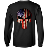 Badass Skull | Jeep LS T-Shirt For Men | Various Colors | Back