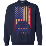 IG Jeep Under U.S Flag Sweatshirt 8 oz - Special Collecion | On sales | Various Colors [Front]