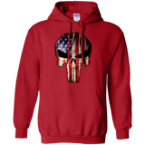 Badass Skull | Jeep Pullover Hoodie 8 oz | Various Colors | Front