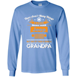 BEST GIFT FOR GRANDPA - BEING A JEEP GRANDPA LS T-SHIRT [FRONT] | Various Colors