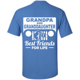 Best Gift For Grandpa And Granddaughter - Best Friends For Life Jeep T-Shirt [Back]