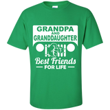 Best Gift For Grandpa And Granddaughter - Best Friends For Life Jeep T-Shirt [Front]