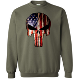 Badass Skull | Jeep Sweatshirt  8 oz | Various Colors | Front