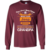 BEST GIFT FOR GRANDPA - BEING A JEEP GRANDPA LS T-SHIRT [FRONT] | Various Colors