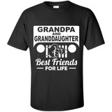 Best Gift For Grandpa And Granddaughter - Best Friends For Life Jeep T-Shirt [Front]