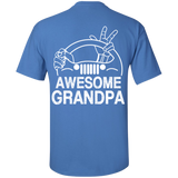 Best Gift For Grandpa - Awesome Grandpa Jeep T-Shirt [Back]