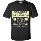 Best Gift For Grandpa and Grandson - Best Friends For Life Jeep T-Shirt [Front]