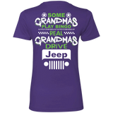 Best Gift For Grandma -  Jeep T-Shirt For Women [Back]