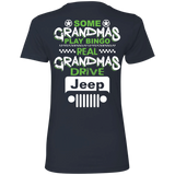 Best Gift For Grandma -  Jeep T-Shirt For Women [Back]