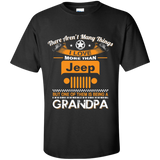 A/ Best Gift For Grandpa - Being A Jeep Grandpa T-Shirt [Front] | Various Colors