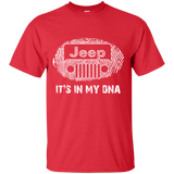 It's In My DNA | Jeep T-Shirts For Men [Front]