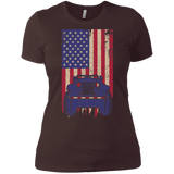 IG Jeep Under U.S Flag T-Shirt For Women - Special Collecion | On sales | Various Colors [Front]