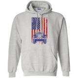 IG Jeep Under U.S Flag Hoodie 8 oz - Special Collecion | On sales | Various Colors [Front]