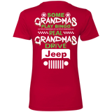 Best Gift For Grandma -  Jeep T-Shirt For Women [Back]