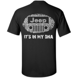 It's In My DNA | Jeep T-Shirts For Men [Back]