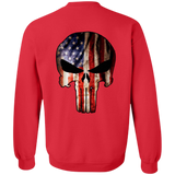 Badass Skull | Jeep Sweatshirt 8 oz | Various Colors | Back