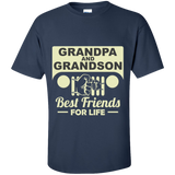 Best Gift For Grandpa and Grandson - Best Friends For Life Jeep T-Shirt [Front]